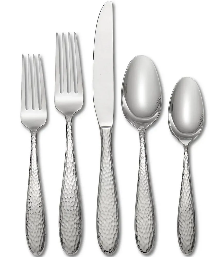 Oneida Storm Black 20-Piece Stainless Steel Flatware Set