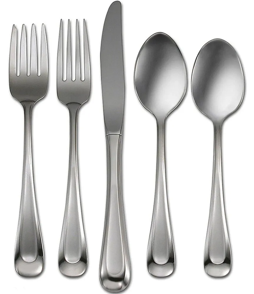 Oneida Storm Black 20-Piece Stainless Steel Flatware Set