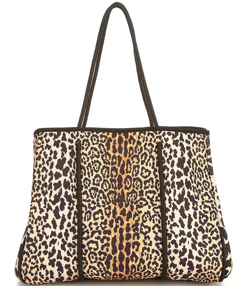 Guess Izzy Leopard Print Tote Bag - Leopard