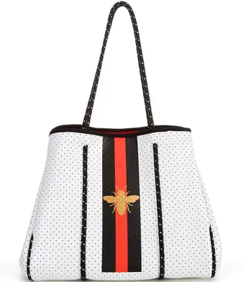 Antonio Melani Large Neoprene Woven Tote Bag