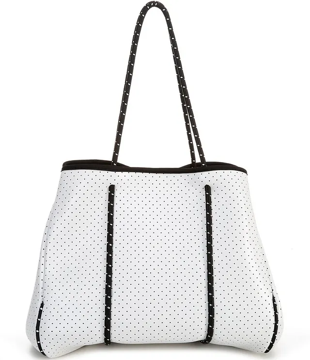 Parker & Hyde Neoprene Snake Print Tote Bag