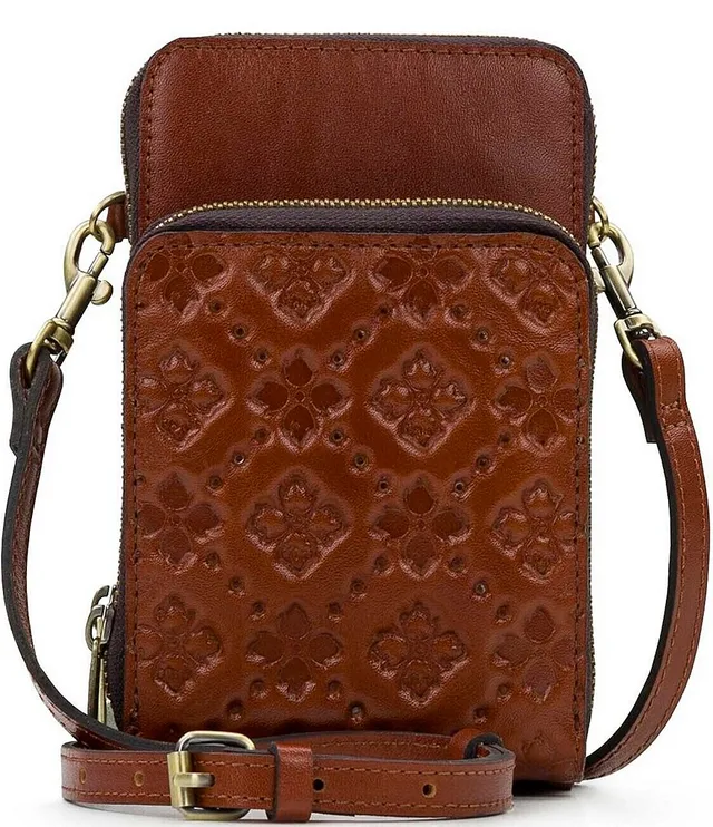 Antonio Melani Woven Embossed Pouchette Crossbody Bag