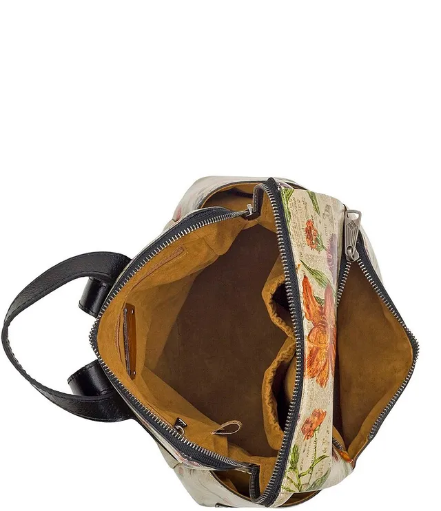 Patricia Nash Brionne Parisian Newspaper Floral Backpack