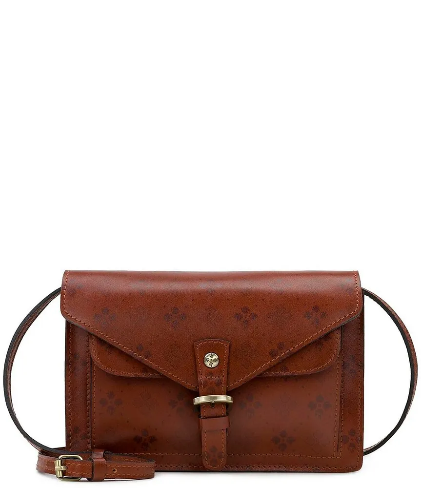 Patricia Nash Josselin Signature Satchel, Tan, Leather