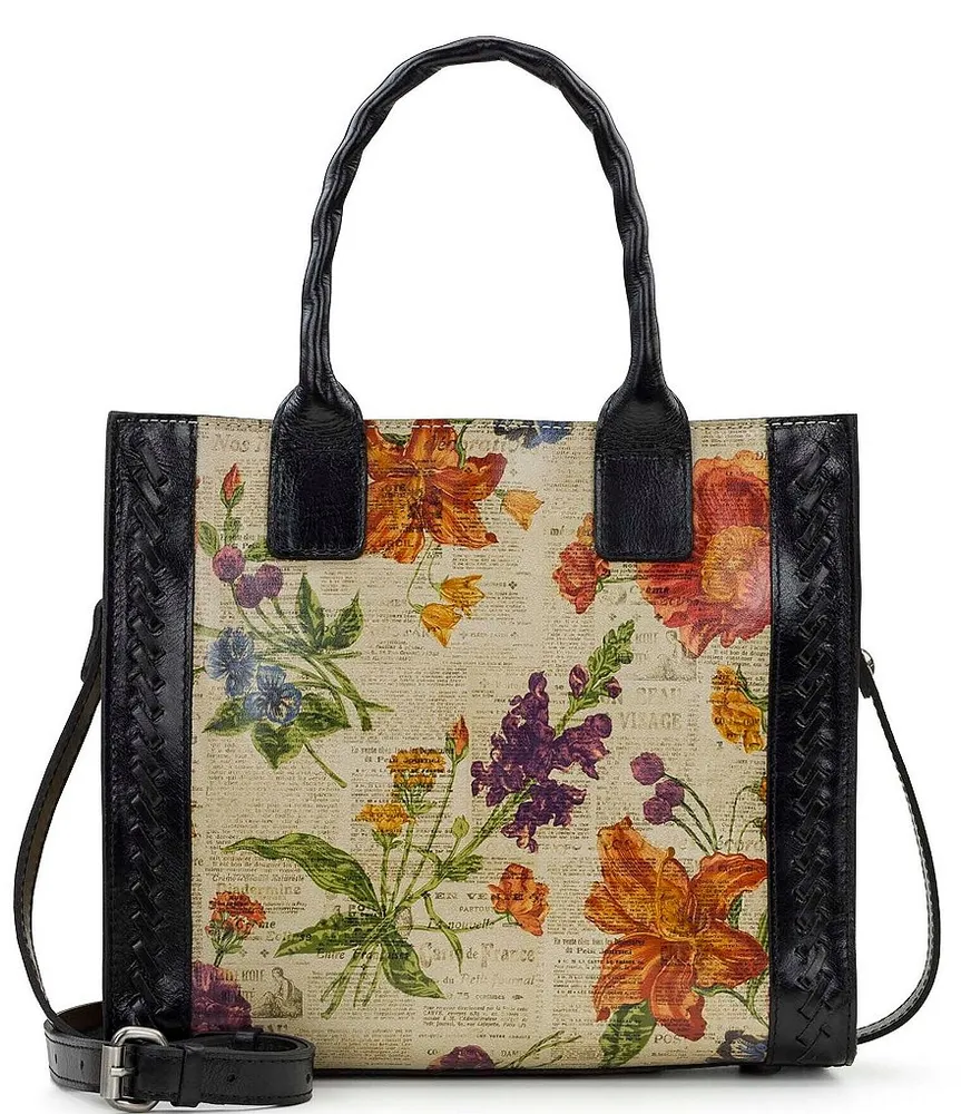 Patricia Nash Brionne Parisian Newspaper Floral Backpack