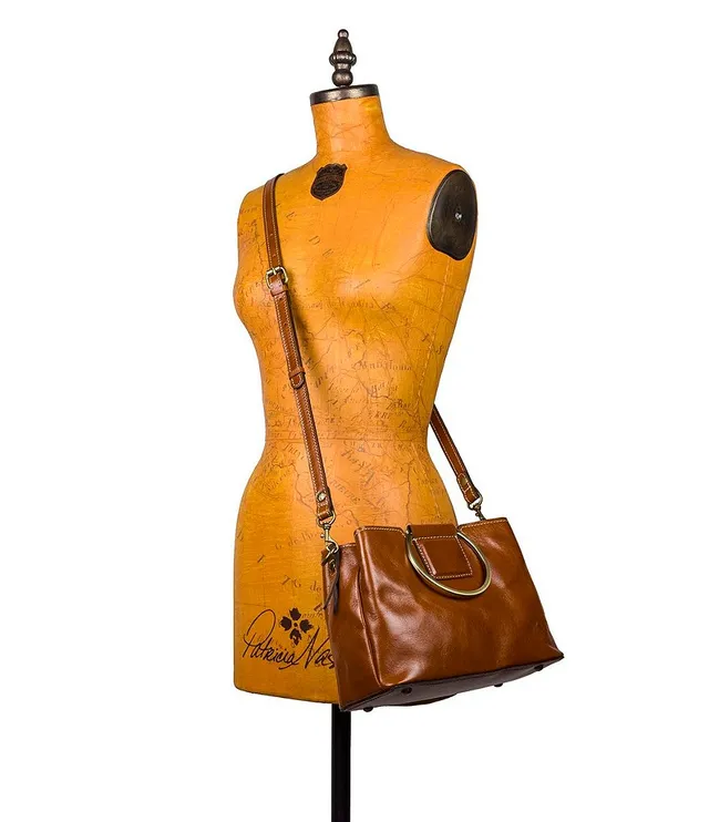 Patricia Nash Vienna French Riviera Leather Satchel Shoulder Bag