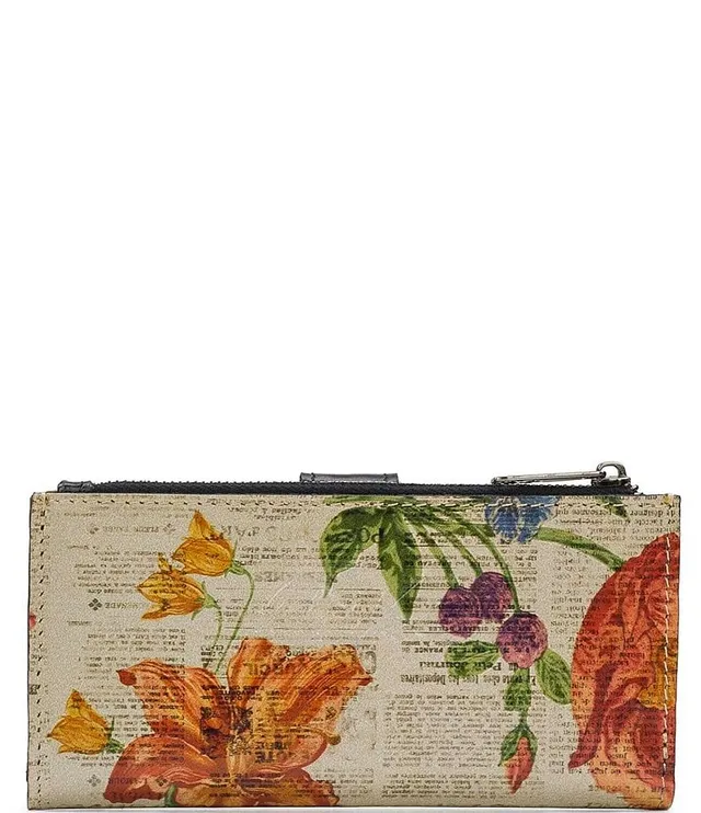 Patricia Nash Cassano Parisian Newspaper Floral Crossbody Bag