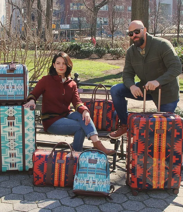 Pendleton Southwestern Spider Rock Rolling Duffle Bag