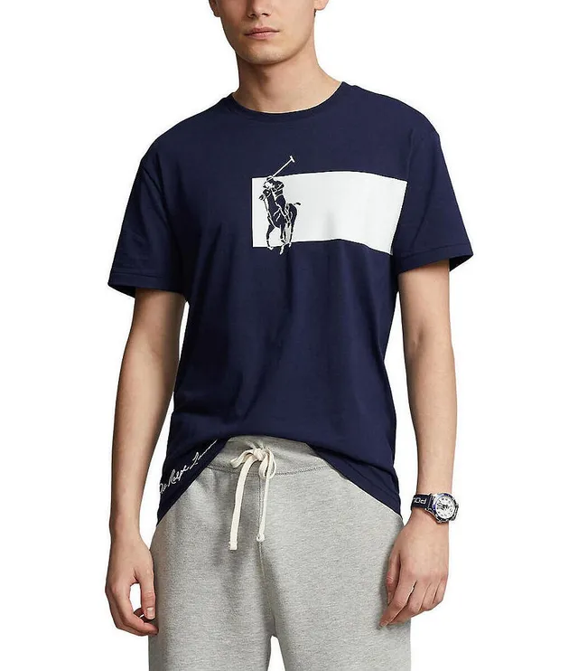 Ralph Lauren Saddle Graphic Jersey T-shirt in White