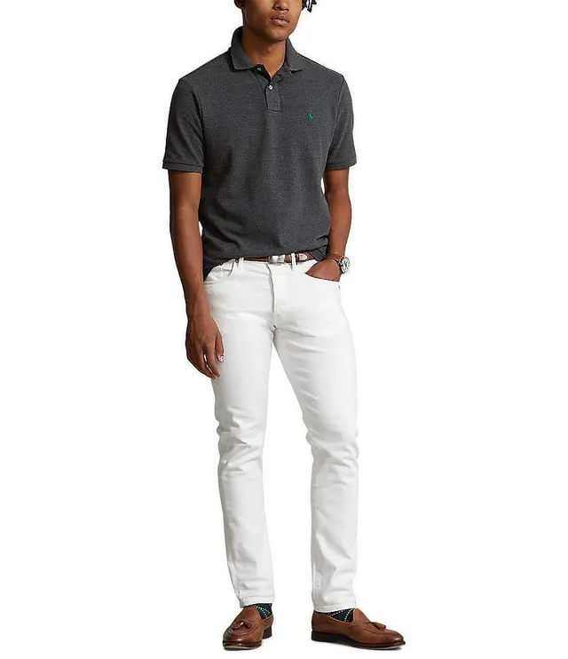 Polo Ralph Lauren Big & Tall Classic Fit Solid Cotton Mesh Polo Shirt, Dillard's