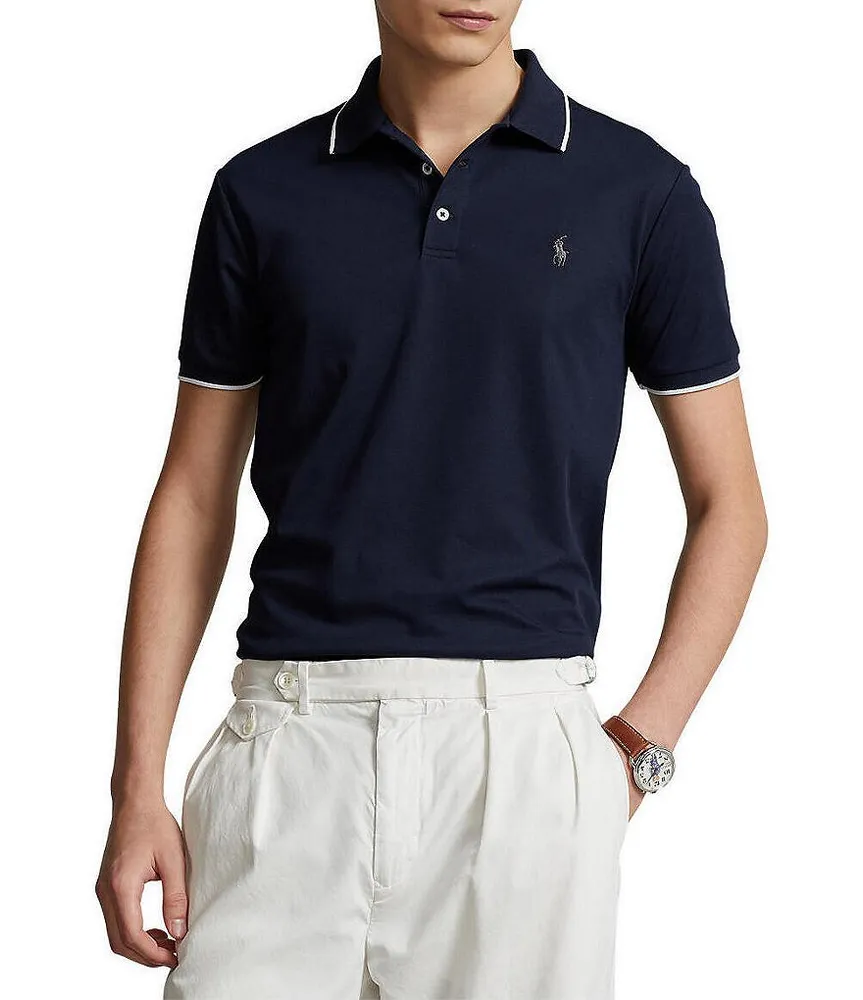 Polo Ralph Lauren Custom Slim Fit Polo Shirt - White