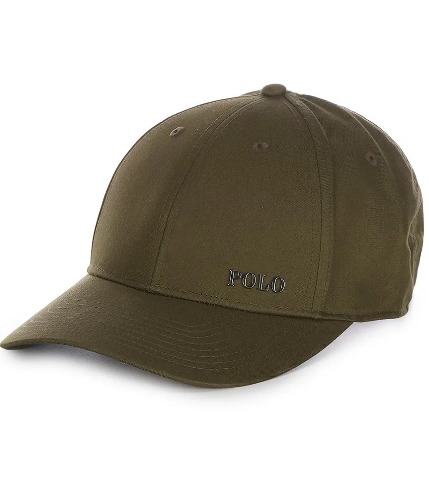 Polo Ralph Lauren Mens Twill Signature Ball Cap (One size, Light Brown)