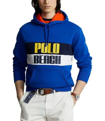 Polo Ralph Lauren Men's Big & Tall Classic Fleece Full Zip Hoodie - Cruise Navy