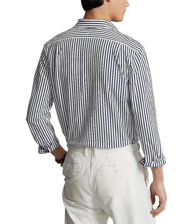 Polo Ralph Lauren Jersey Long-Sleeve Woven Shirt | Dillard's