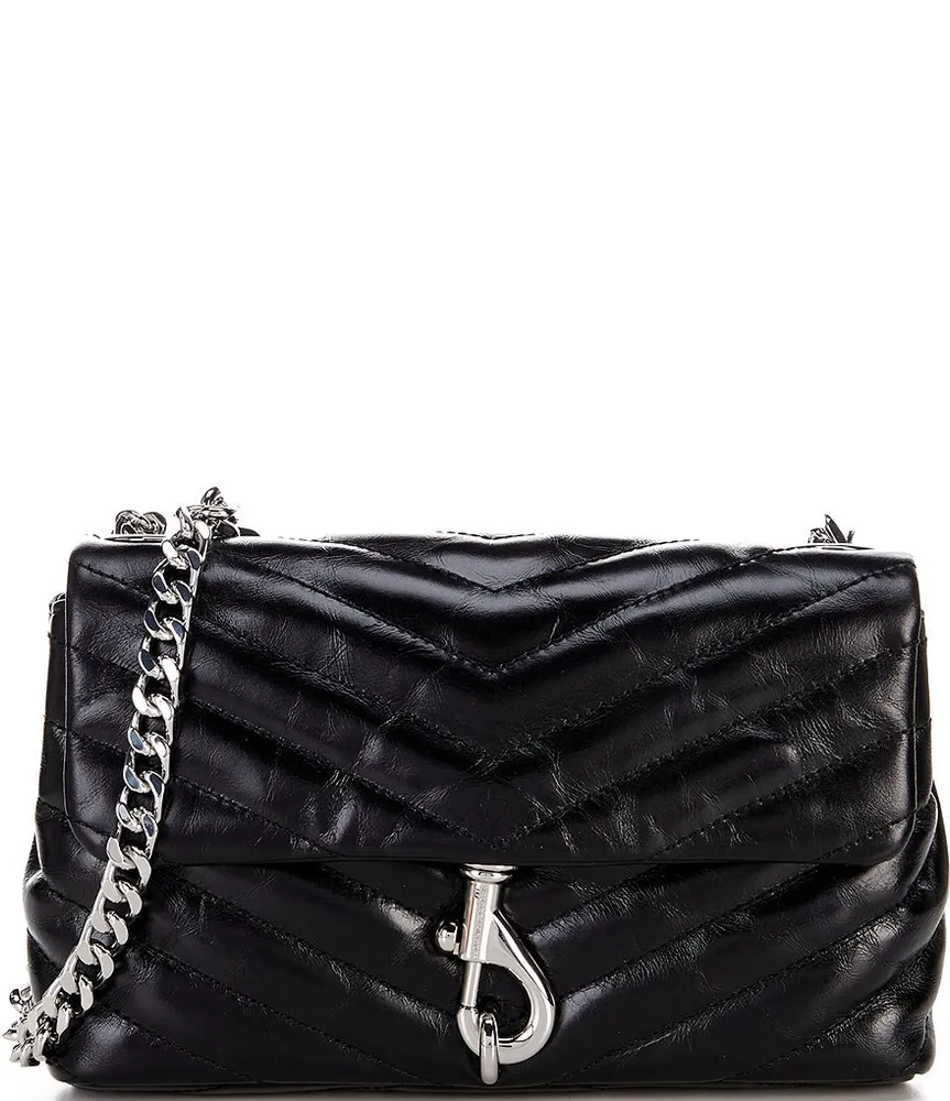 Rebecca Minkoff | Edie Crossbody with Chain | Black