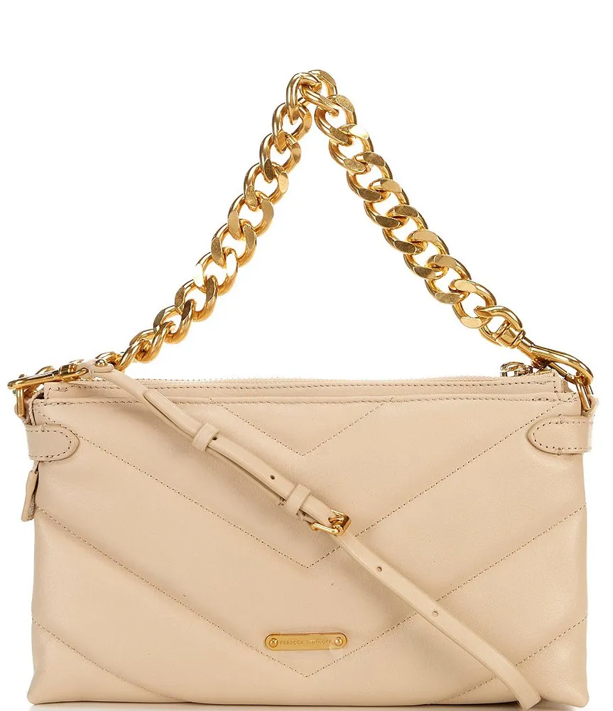 REBECCA MINKOFF Edie Circle Celestial Stud Leather Crossbody Bag