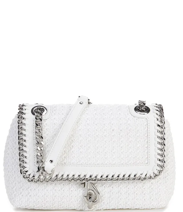 REBECCA MINKOFF Edie Circle Celestial Stud Leather Crossbody Bag