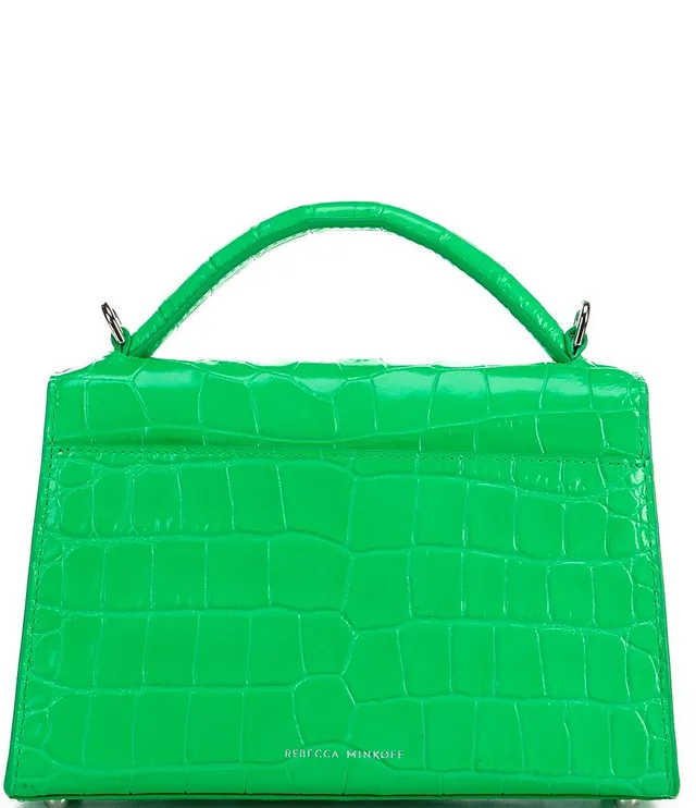 BRAHMIN Melbourne Collection Marley Crocodile-Embossed Crossbody Bag, Dillard's