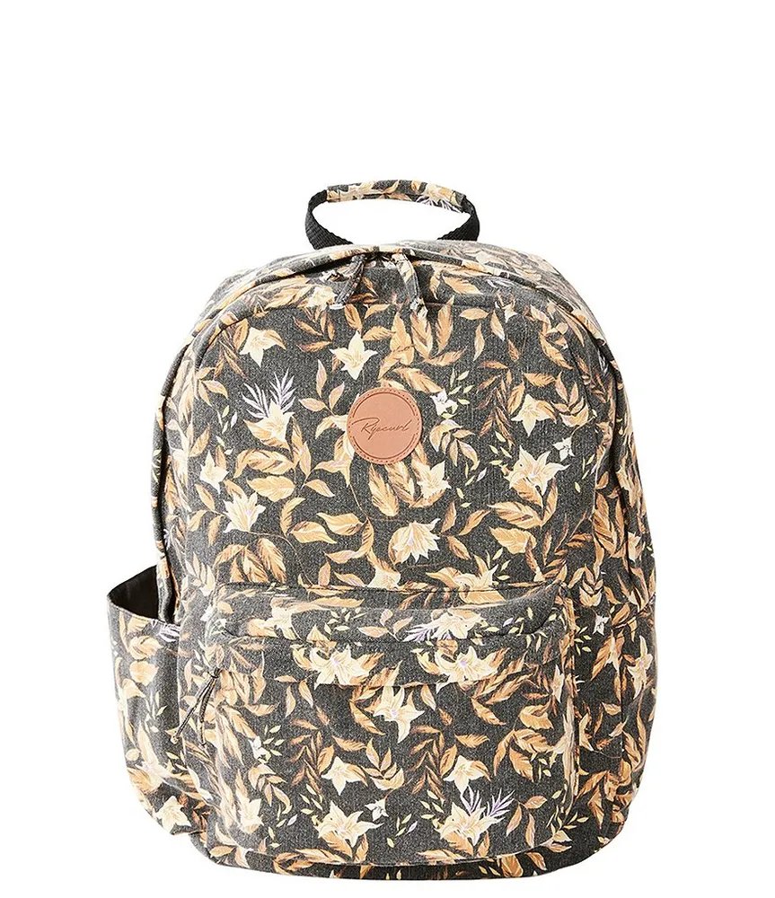 Floral Canvas Backpack