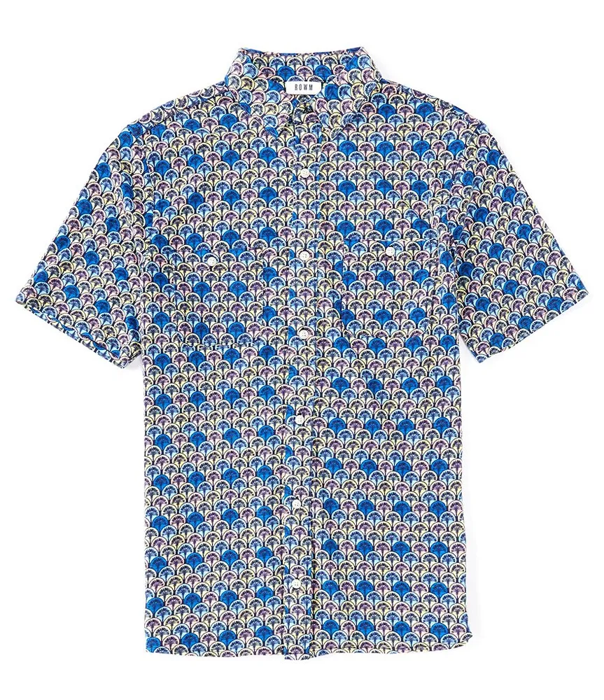 Columbia PFG Super Tamiami Mini-Check Short-Sleeve Woven Shirt | Dillard's