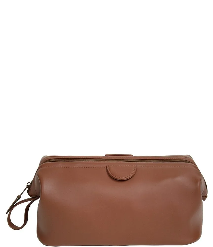 Royce New York Cosmetic Case in Tan