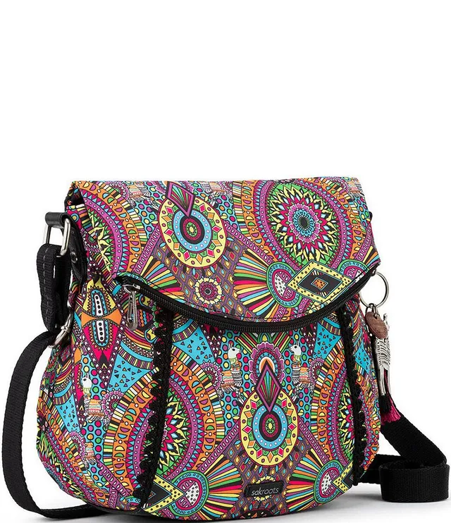 The Sak Westwood Crossbody Bag | Eco Twill - Rainbow Seascape