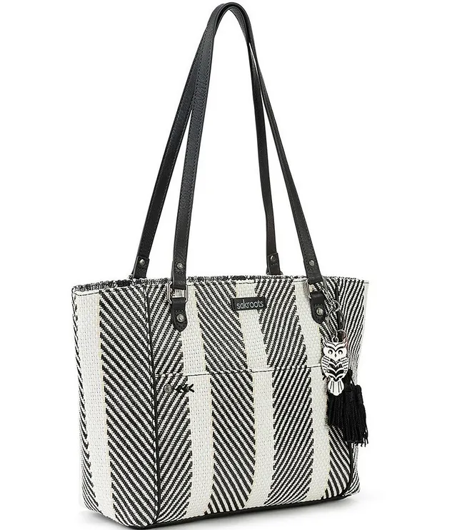 Antonio Melani Large Neoprene Woven Tote Bag - Black