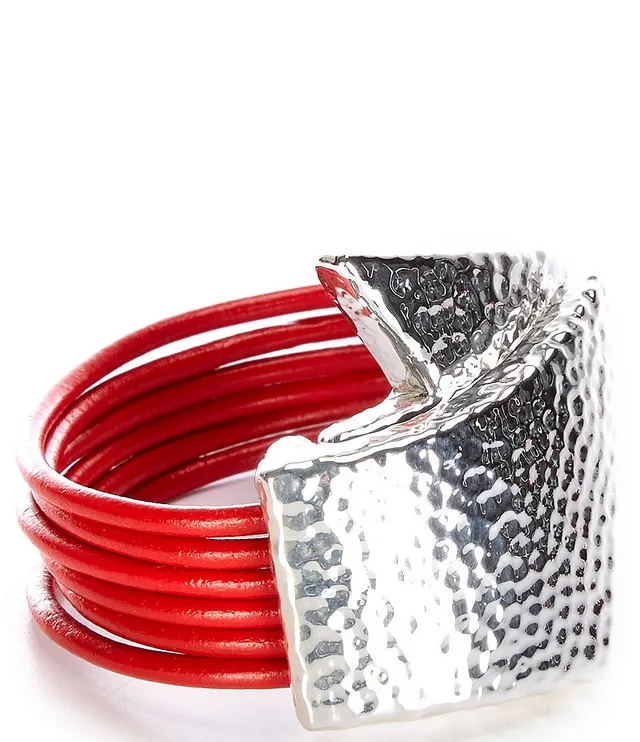 Simon Sebbag Sterling Silver Square Bangle Bracelet