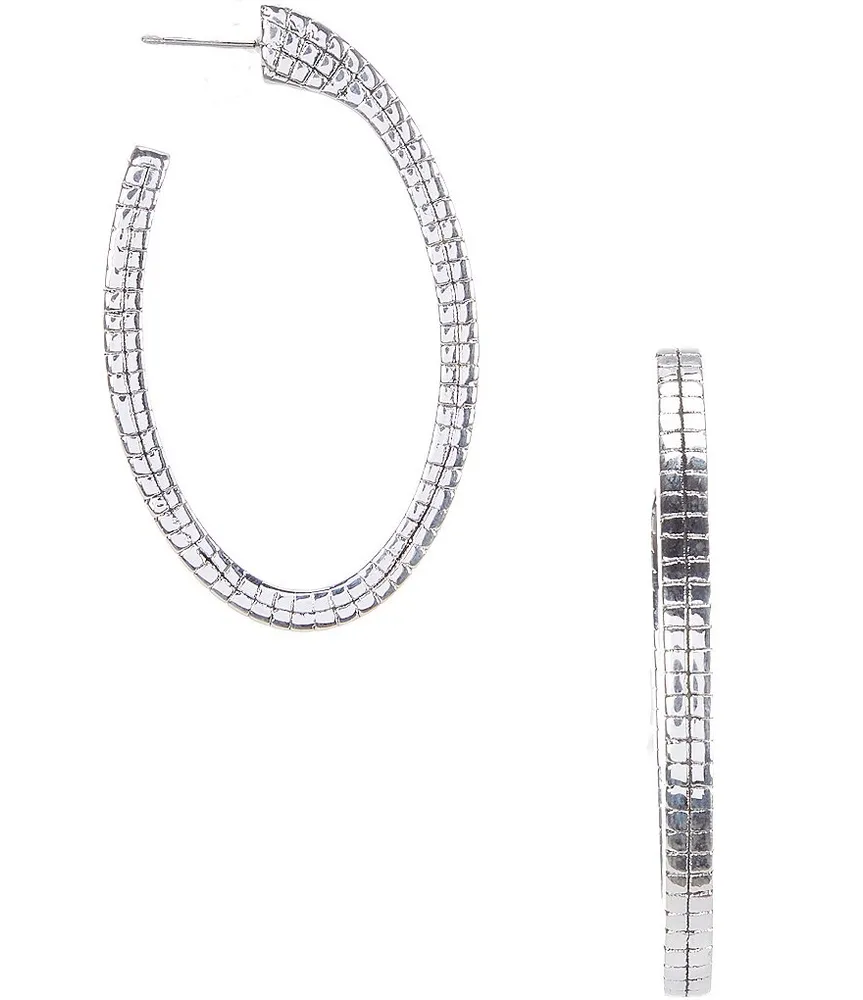 Keeley Hoop Earrings in Sterling Silver
