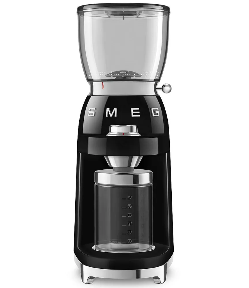  Smeg 50's Retro Style Aesthetic Drip Filter Coffee Machine, 10  cups, Black: Home & Kitchen