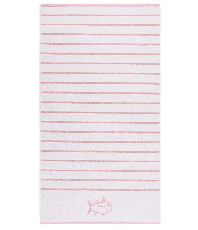 Southern Tide Breton Striped 2-Pack Bath Towels Pink