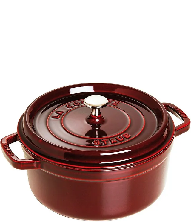 Staub - Cast Iron 3.5-qt Braiser with Glass Lid - Grenadine