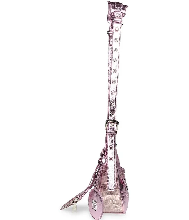 Steve Madden Glow-R Crystal Crossbody Bag - Pink
