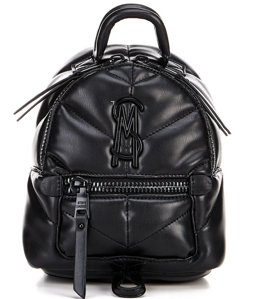 Steve Madden Quilted Nylon Weekend Bag in Black