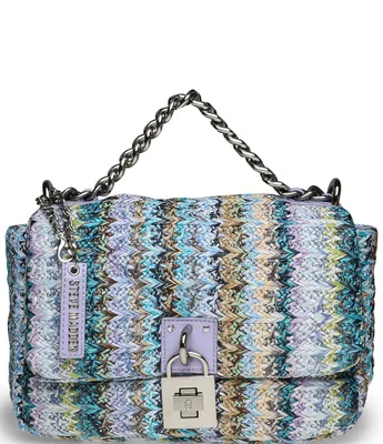 Patricia Nash Bellariva Doorway Print Leather Frame Crossbody Bag