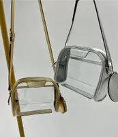 Tahari ASL Stadium Clear Crossbody Bag