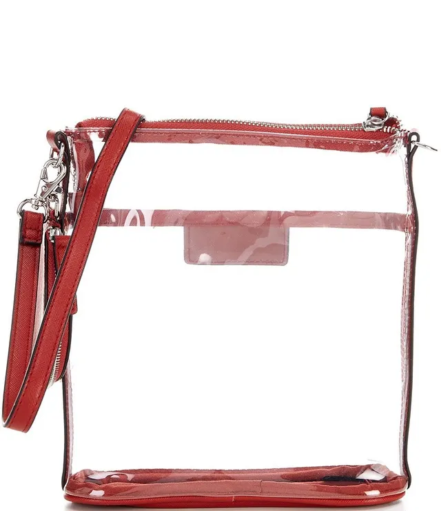 Tahari ASL Stadium Clear Crossbody Bag, Womens, Gold