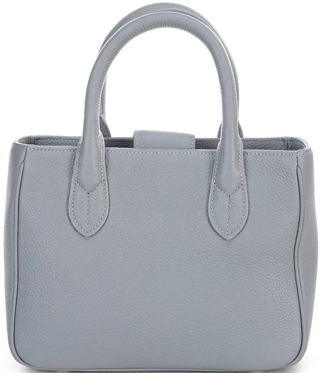 COACH Rae Colorblock Leather Tote Bag in Gray