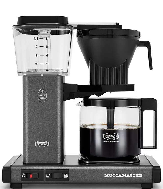 SG300 12-Cup Stainless Steel Coffee Maker with Glass Carafe