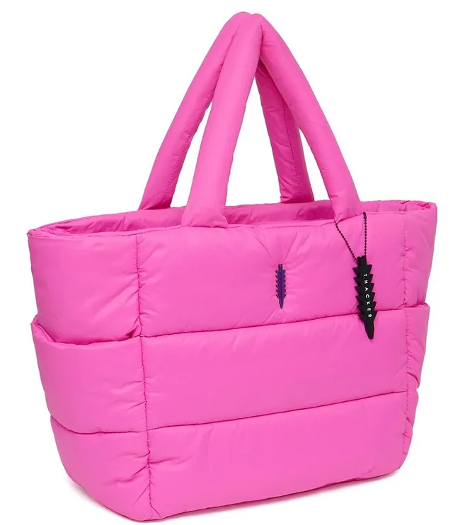 thacker Quinn Puffy Quilted Duffle Bag in Pink