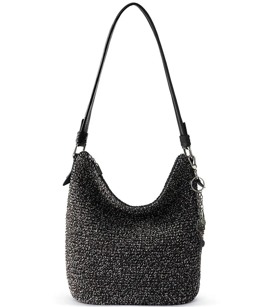 Hobo Arla Leather Shoulder Bag - Black