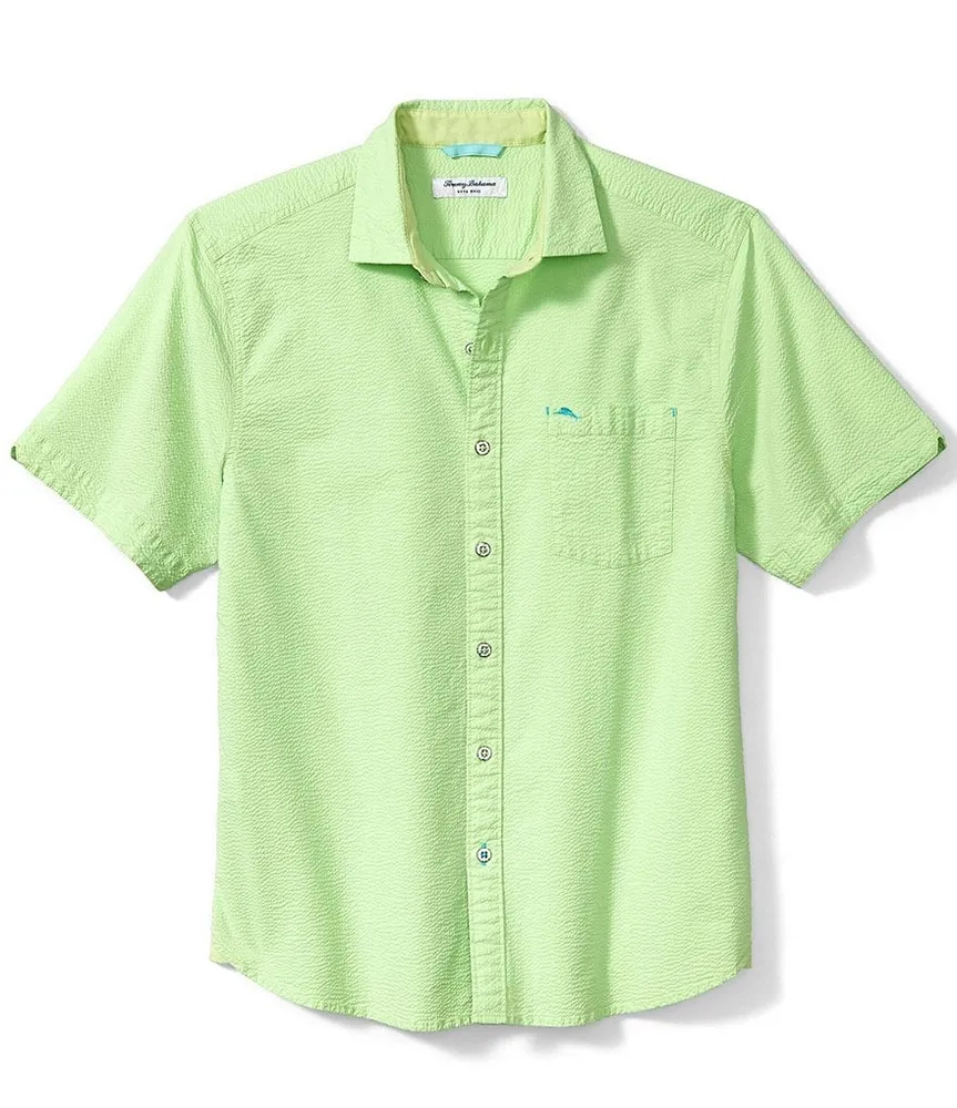 Tommy Bahama Nova Wave Falling Fronds Short Sleeve Woven Shirt