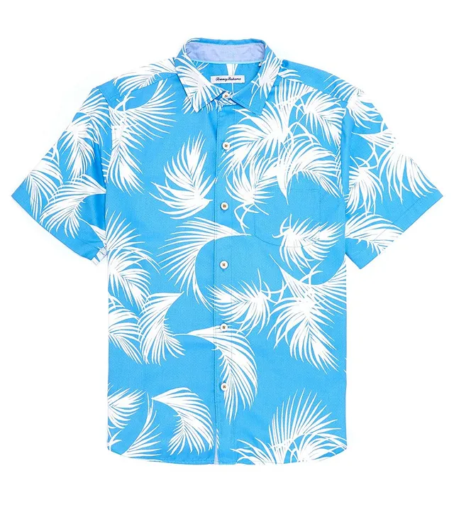 Indianapolis Colts Tommy Bahama Fuego Floral Woven Button-Up Shirt