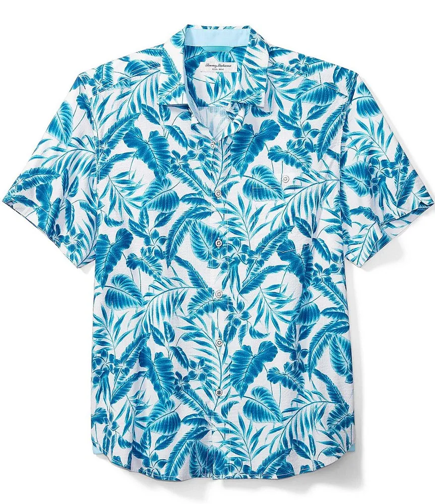 Tommy Bahama Nova Wave Falling Fronds Short Sleeve Woven Shirt