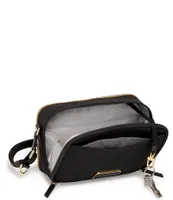 Tumi Voyageur Langley Gold Tone Crossbody Bag