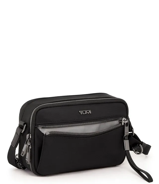 Tumi Voyageur Langley Gold Tone Crossbody Bag