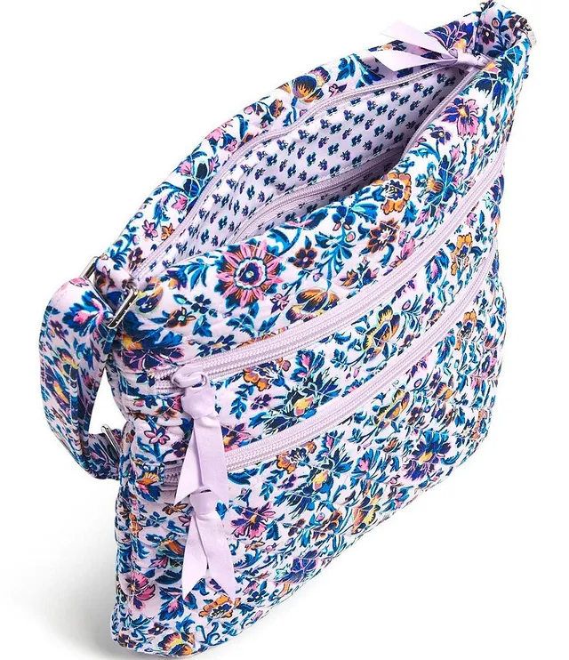 Vera Bradley Women's Cotton RFID All in One Crossbody Bag Cloud Vine Multi  