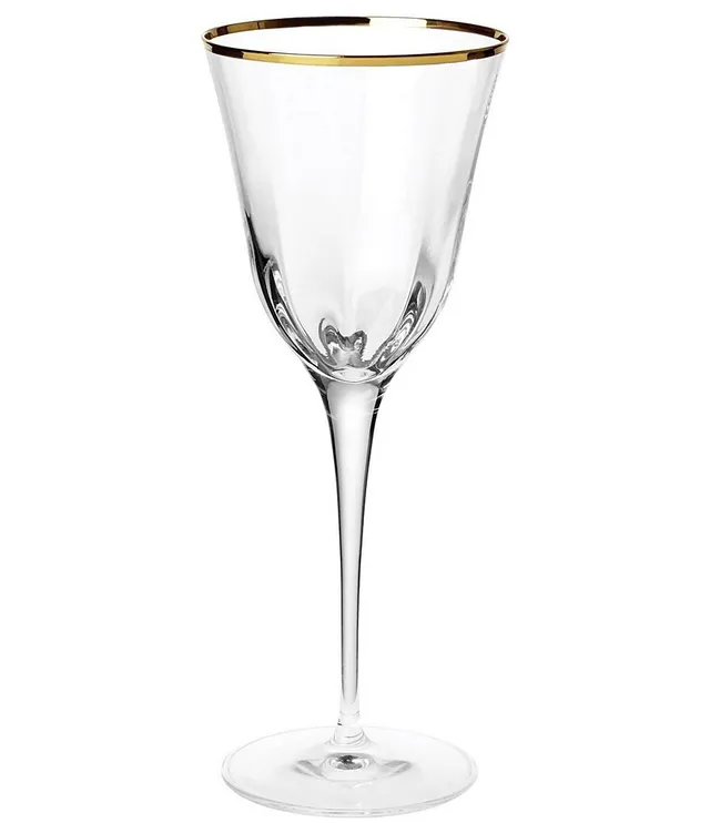 Vietri Holly Wine Glass