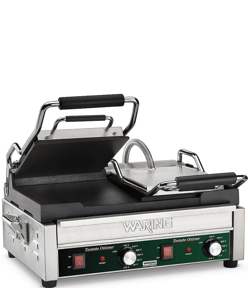 Waring Commercial Tostato Supremo® Double Italian-Style Flat Grill Green  Tree Mall