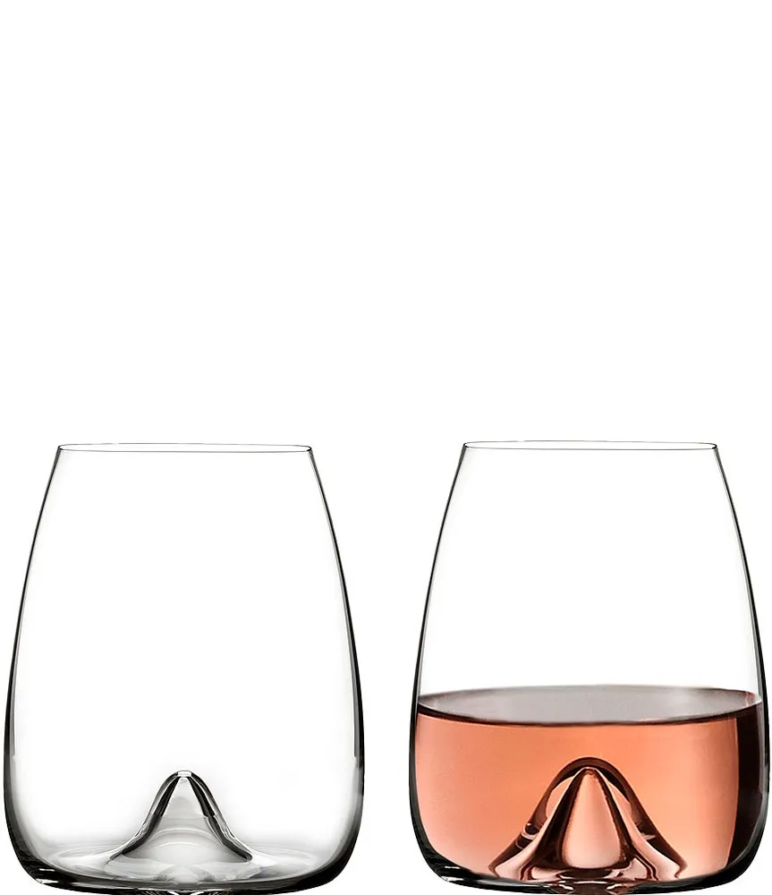 Waterford Crystal Elegance Optic Stemless Wine Glasses, Set of 2